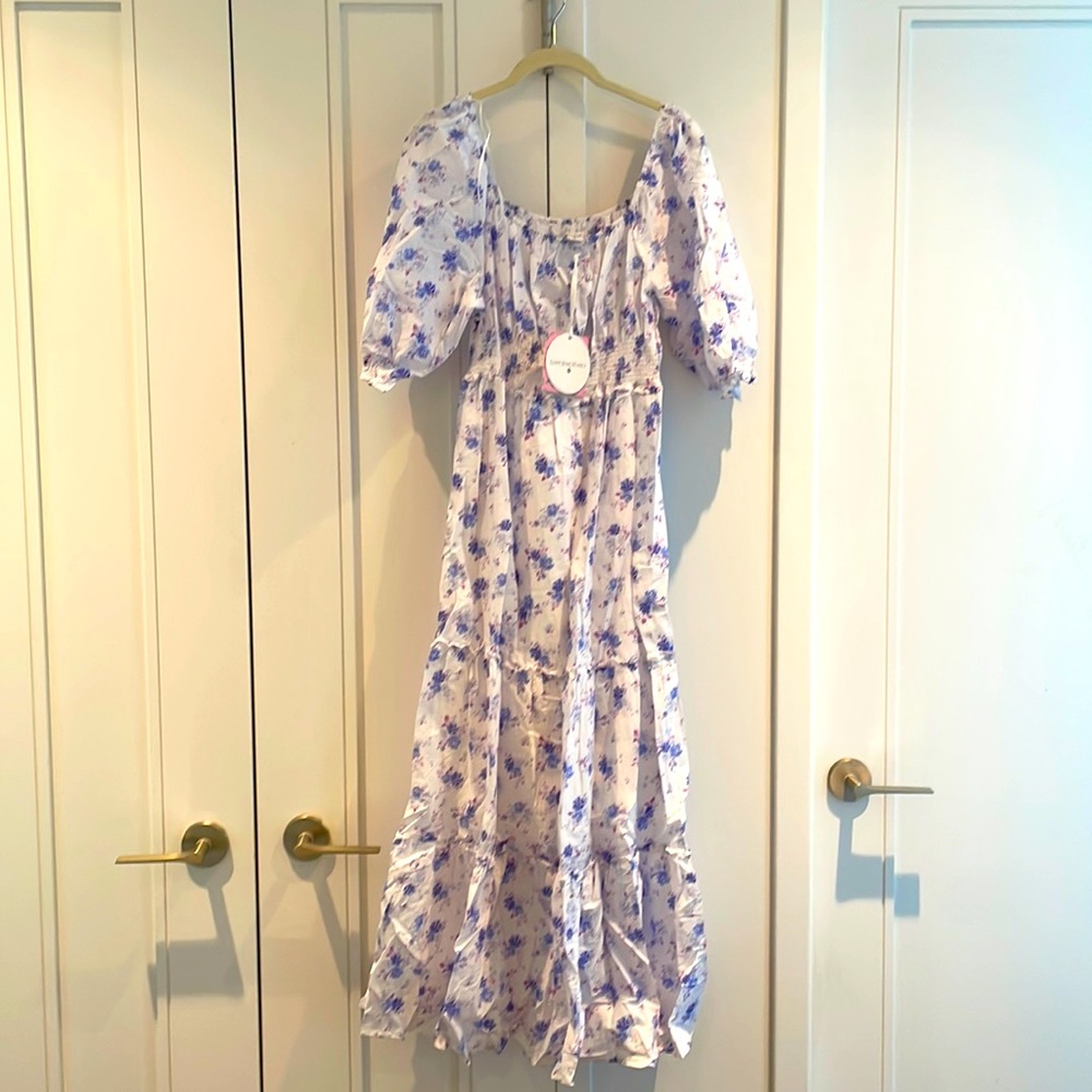 LoveShackFancy for target dress floral long BRAND NEW WITH TAGS